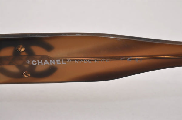 Authentic CHANEL Vintage Sunglasses CoCo Mark Plastic 5102 Brown 5451I