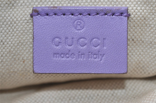 Authentic GUCCI Craft Shoulder Tote Bag GG Canvas Leather 247209 Brown 5452I