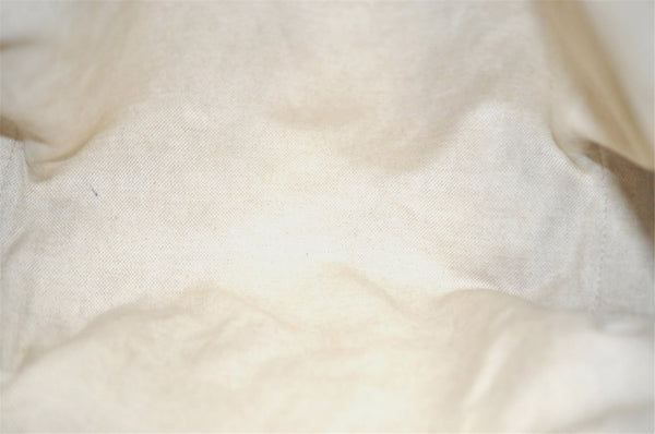 Authentic GUCCI Craft Shoulder Tote Bag GG Canvas Leather 247209 Brown 5452I