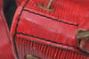 Authentic Louis Vuitton Epi Petit Noe Shoulder Drawstring Bag M44107 Red 5453I