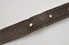 Authentic GUCCI Web Sherry Line Shoulder Bag GG PVC Leather Brown Junk 5453J
