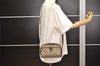 Authentic GUCCI Web Sherry Line Shoulder Bag GG PVC Leather Brown Junk 5453J