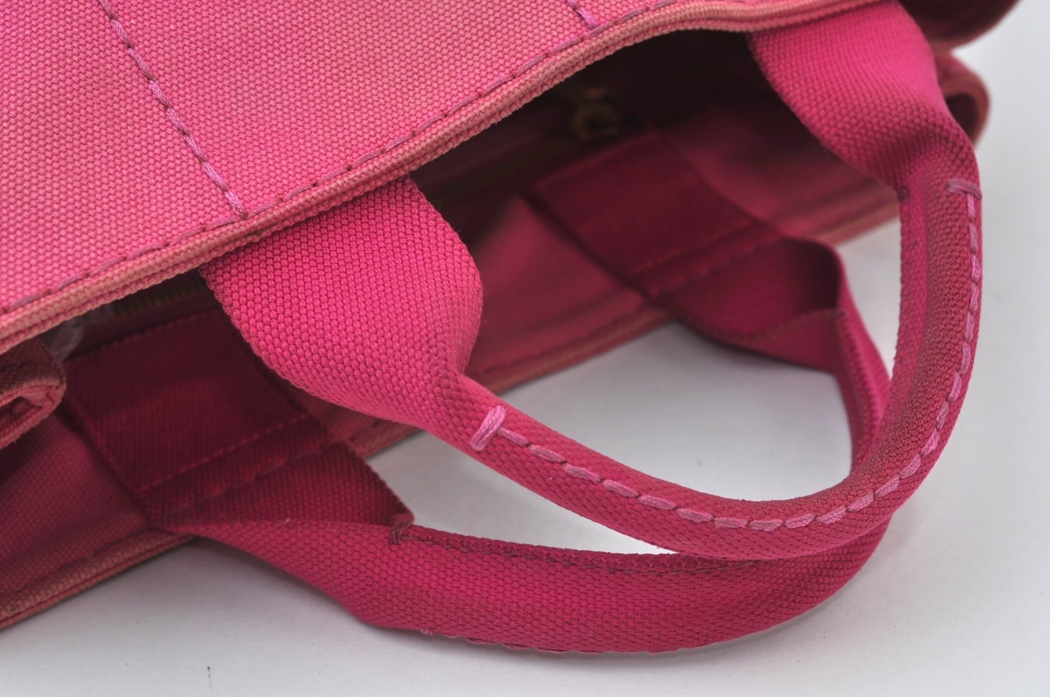 Authentic PRADA SS Canvas 2Way Shoulder Cross Body Hand Bag Pink 5454I