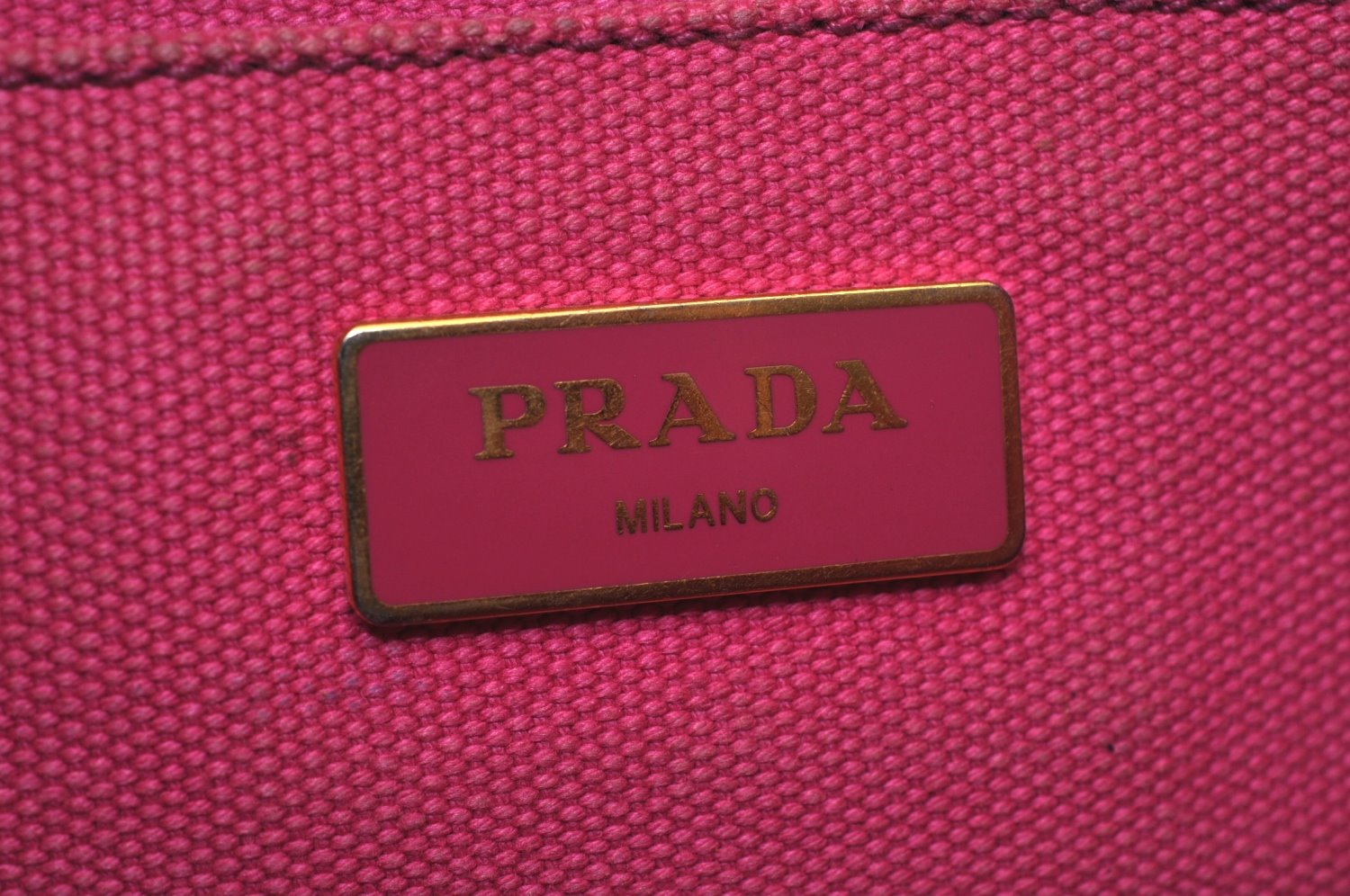 Authentic PRADA SS Canvas 2Way Shoulder Cross Body Hand Bag Pink 5454I