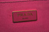 Authentic PRADA SS Canvas 2Way Shoulder Cross Body Hand Bag Pink 5454I