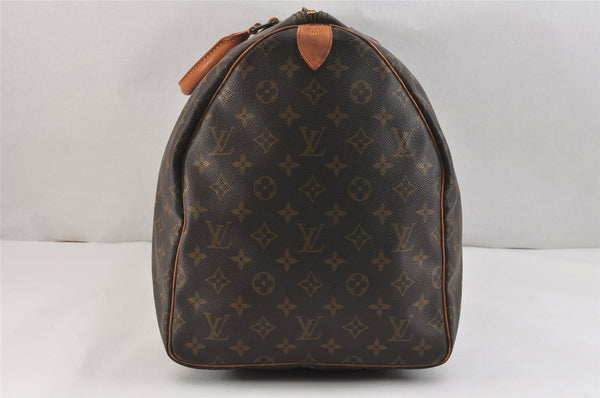 Authentic Louis Vuitton Monogram Keepall 55 Travel Boston Bag M41424 LV 5454K