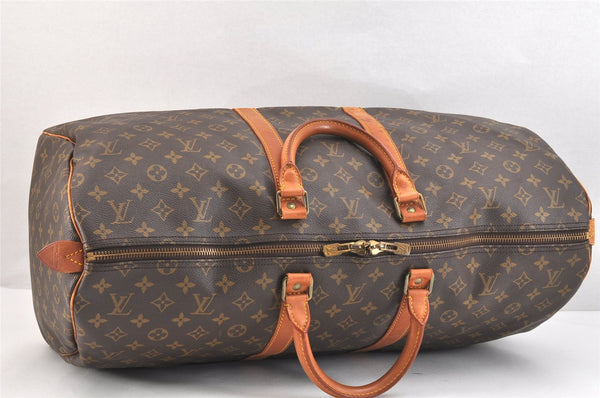 Authentic Louis Vuitton Monogram Keepall 55 Travel Boston Bag M41424 LV 5454K