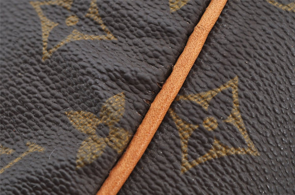 Authentic Louis Vuitton Monogram Sac Souple 35 Hand Boston Bag M41626 LV 5455I