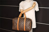 Authentic Louis Vuitton Monogram Sac Souple 35 Hand Boston Bag M41626 LV 5455I