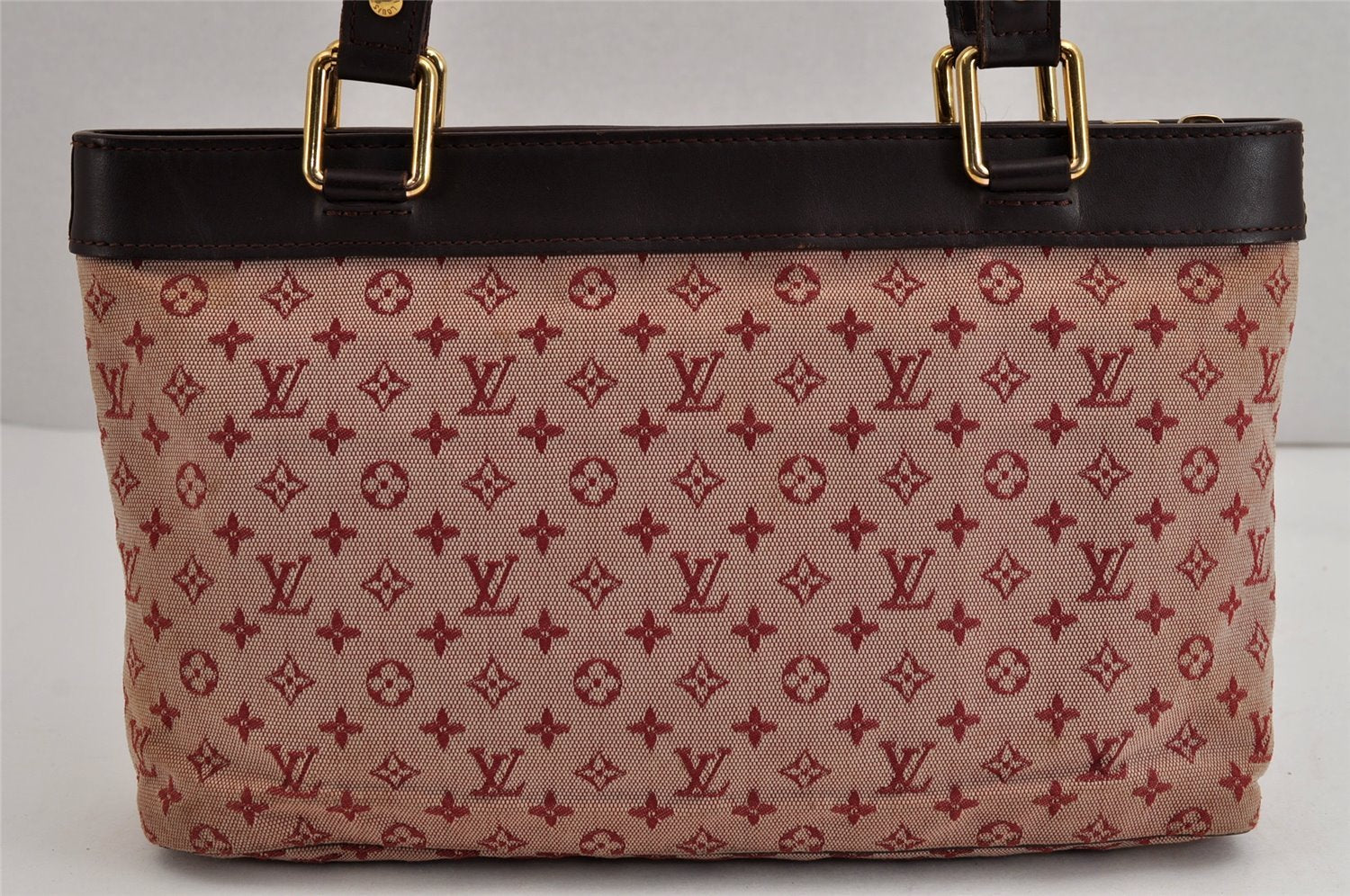 Authentic Louis Vuitton Monogram Mini Lucille PM Hand Bag Pink M92678 LV 5455J