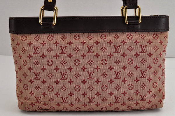 Authentic Louis Vuitton Monogram Mini Lucille PM Hand Bag Pink M92678 LV 5455J