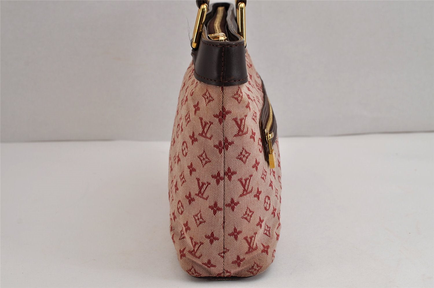 Authentic Louis Vuitton Monogram Mini Lucille PM Hand Bag Pink M92678 LV 5455J