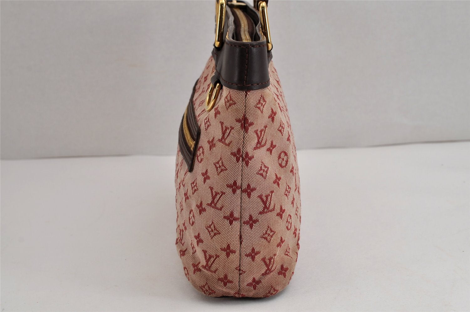 Authentic Louis Vuitton Monogram Mini Lucille PM Hand Bag Pink M92678 LV 5455J