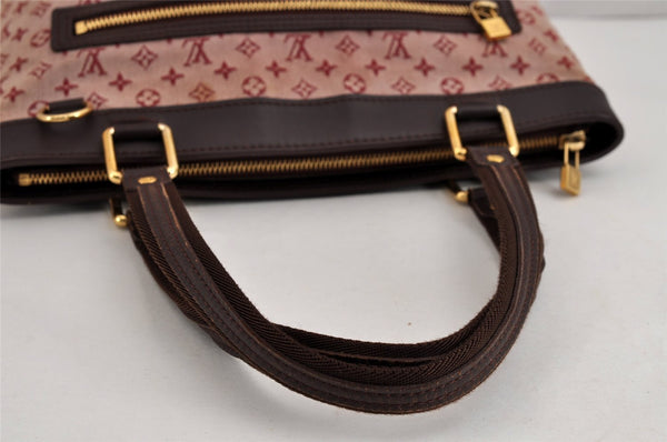 Authentic Louis Vuitton Monogram Mini Lucille PM Hand Bag Pink M92678 LV 5455J