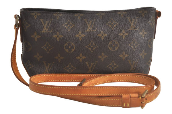 Authentic Louis Vuitton Monogram Trotteur Shoulder Cross Bag M51240 Junk 5455K