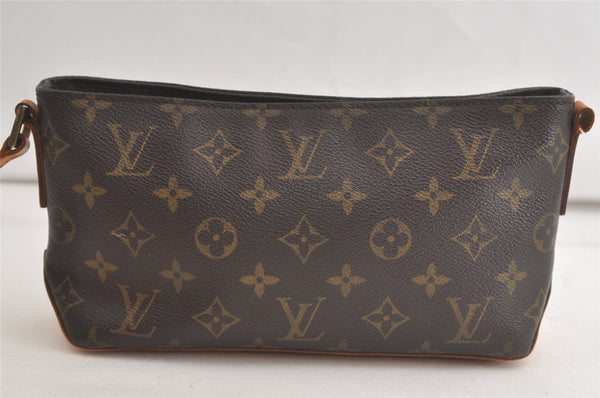 Authentic Louis Vuitton Monogram Trotteur Shoulder Cross Bag M51240 Junk 5455K