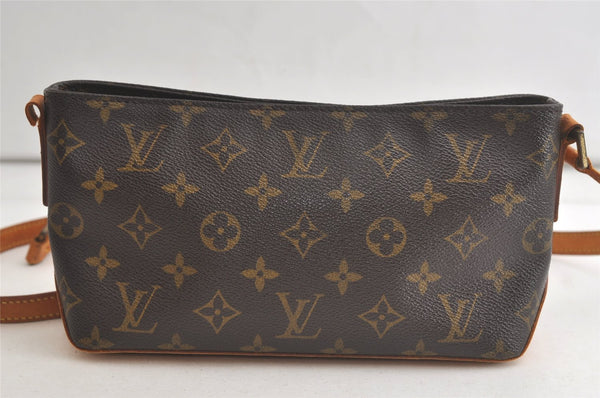 Authentic Louis Vuitton Monogram Trotteur Shoulder Cross Bag M51240 Junk 5455K