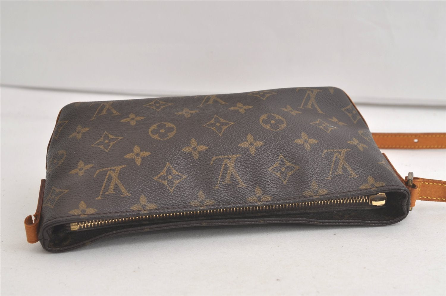 Authentic Louis Vuitton Monogram Trotteur Shoulder Cross Bag M51240 Junk 5455K