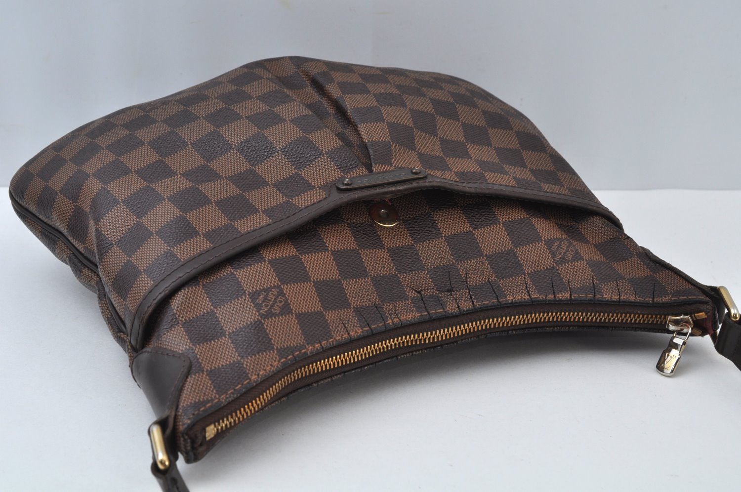 Authentic Louis Vuitton Damier Bloomsbury PM Shoulder Cross Bag N42251 LV 5456I