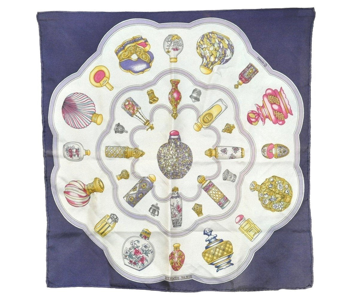 Authentic HERMES Petit Carre 40 Scarf 