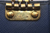 Authentic PRADA SAFFIANO METAL Leather 4 Hooks Key Case 1PG004 Navy Box 5457J