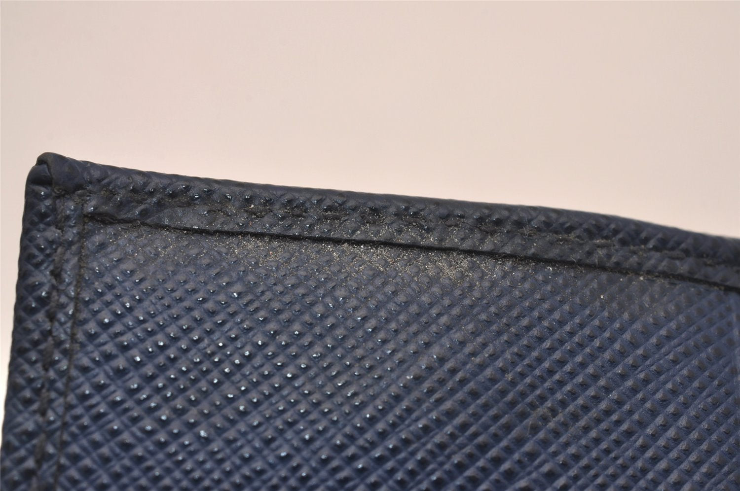 Authentic PRADA SAFFIANO METAL Leather 4 Hooks Key Case 1PG004 Navy Box 5457J