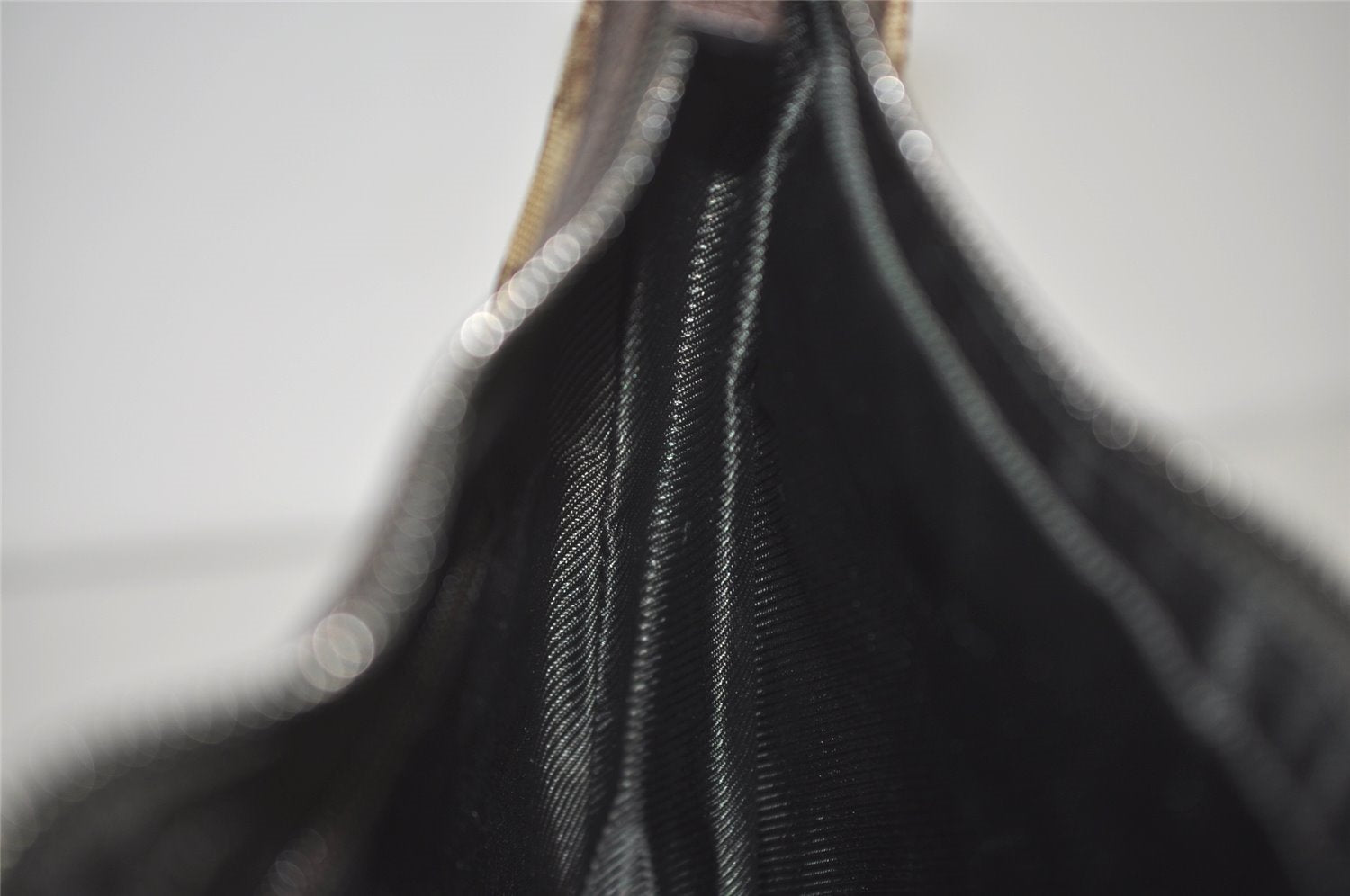 Authentic GUCCI Shoulder Cross Body Bag GG Canvas Leather 35098 Brown 5460I