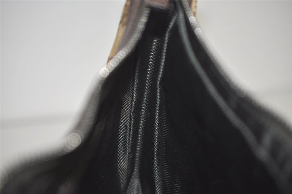 Authentic GUCCI Shoulder Cross Body Bag GG Canvas Leather 35098 Brown 5460I