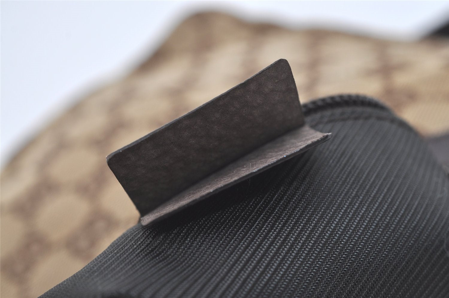 Authentic GUCCI Shoulder Cross Body Bag GG Canvas Leather 35098 Brown 5460I