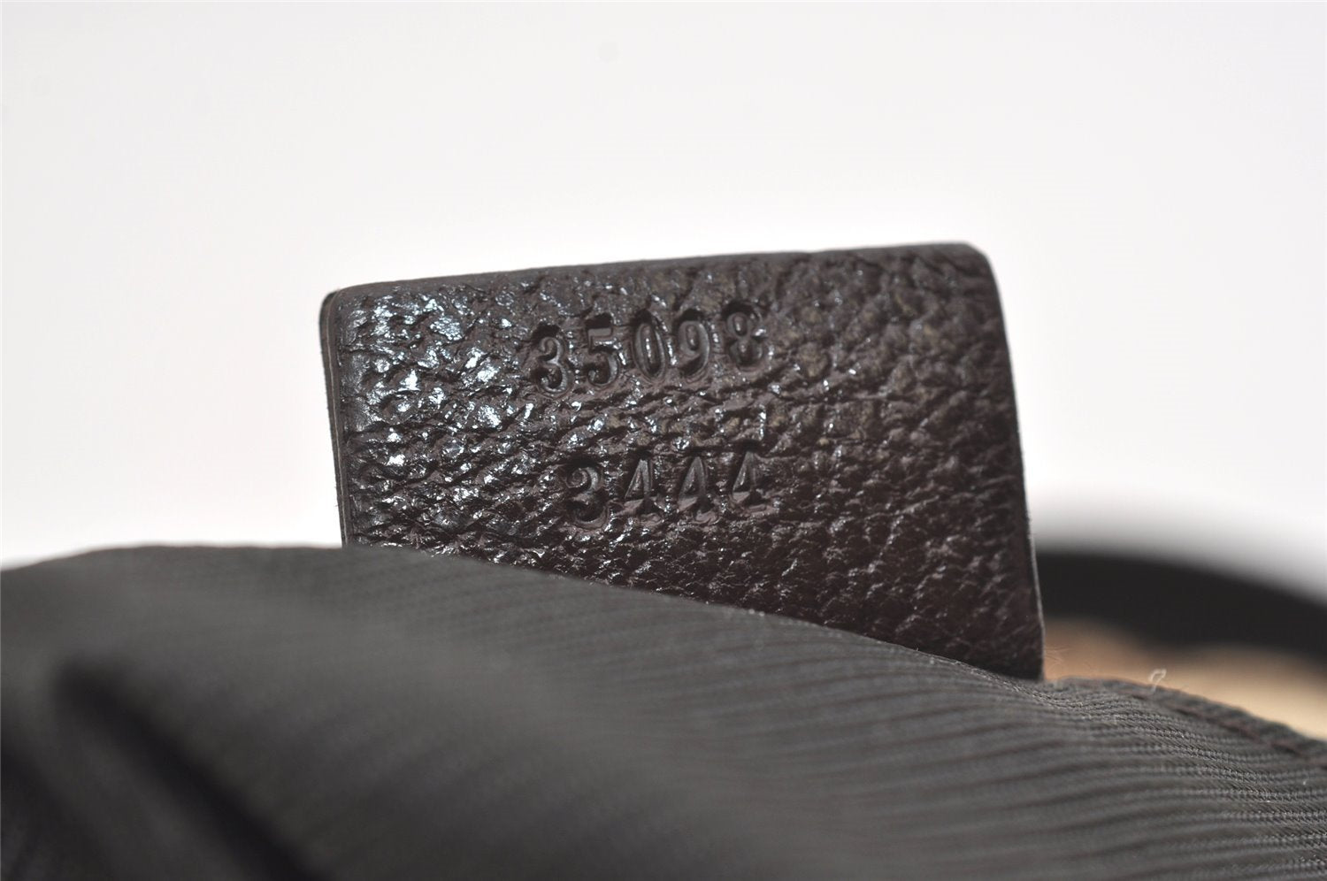 Authentic GUCCI Shoulder Cross Body Bag GG Canvas Leather 35098 Brown 5460I