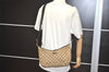 Authentic GUCCI Shoulder Cross Body Bag GG Canvas Leather 35098 Brown 5460I