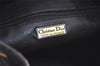 Authentic Christian Dior Shoulder Drawstring Bag Purse Leather Black Junk 5460K