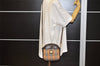 Authentic Burberrys Nova Check Shoulder Cross Bag Canvas Leather Beige 5461K