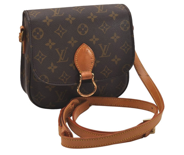 Authentic Louis Vuitton Monogram Saint Cloud MM M51243 Shoulder Bag Junk 5462J