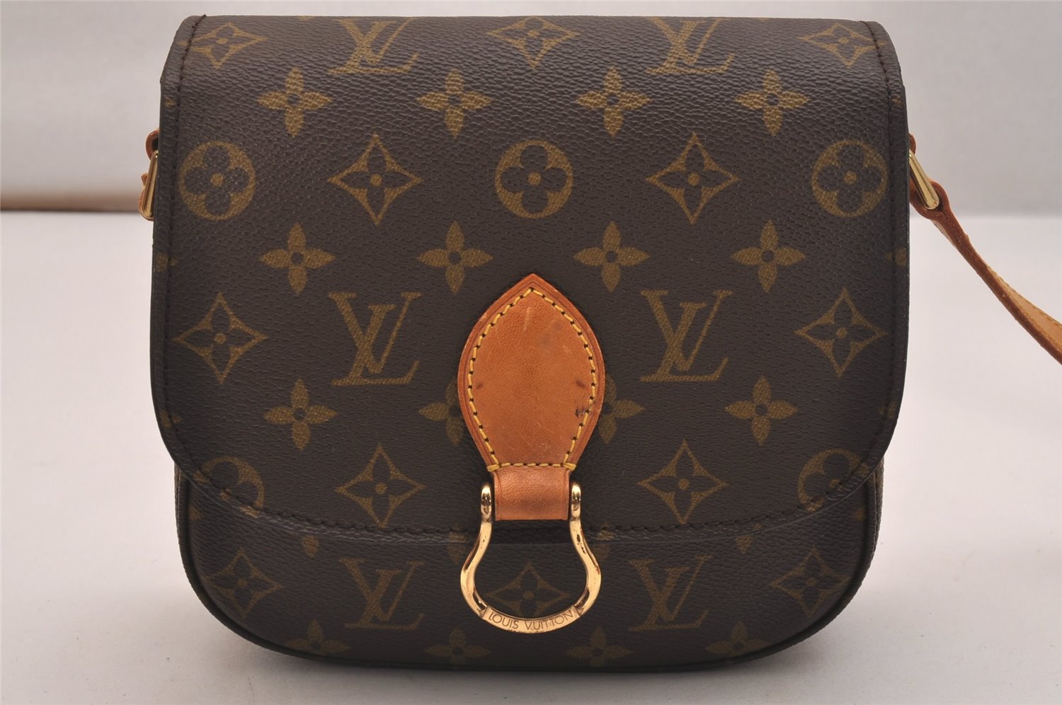 Authentic Louis Vuitton Monogram Saint Cloud MM M51243 Shoulder Bag Junk 5462J