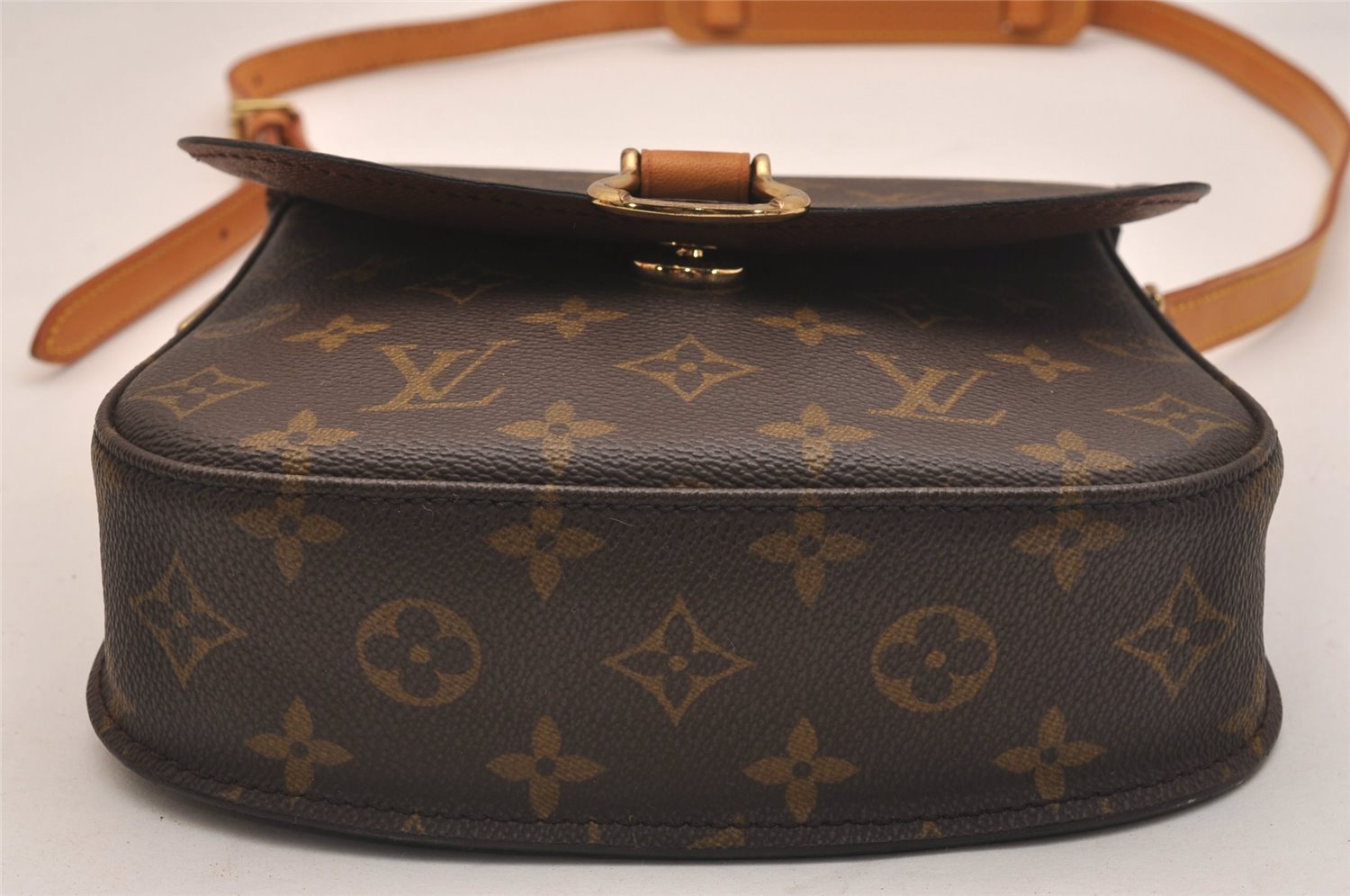 Authentic Louis Vuitton Monogram Saint Cloud MM M51243 Shoulder Bag Junk 5462J