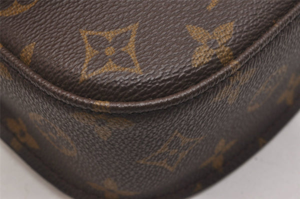 Authentic Louis Vuitton Monogram Saint Cloud MM M51243 Shoulder Bag Junk 5462J