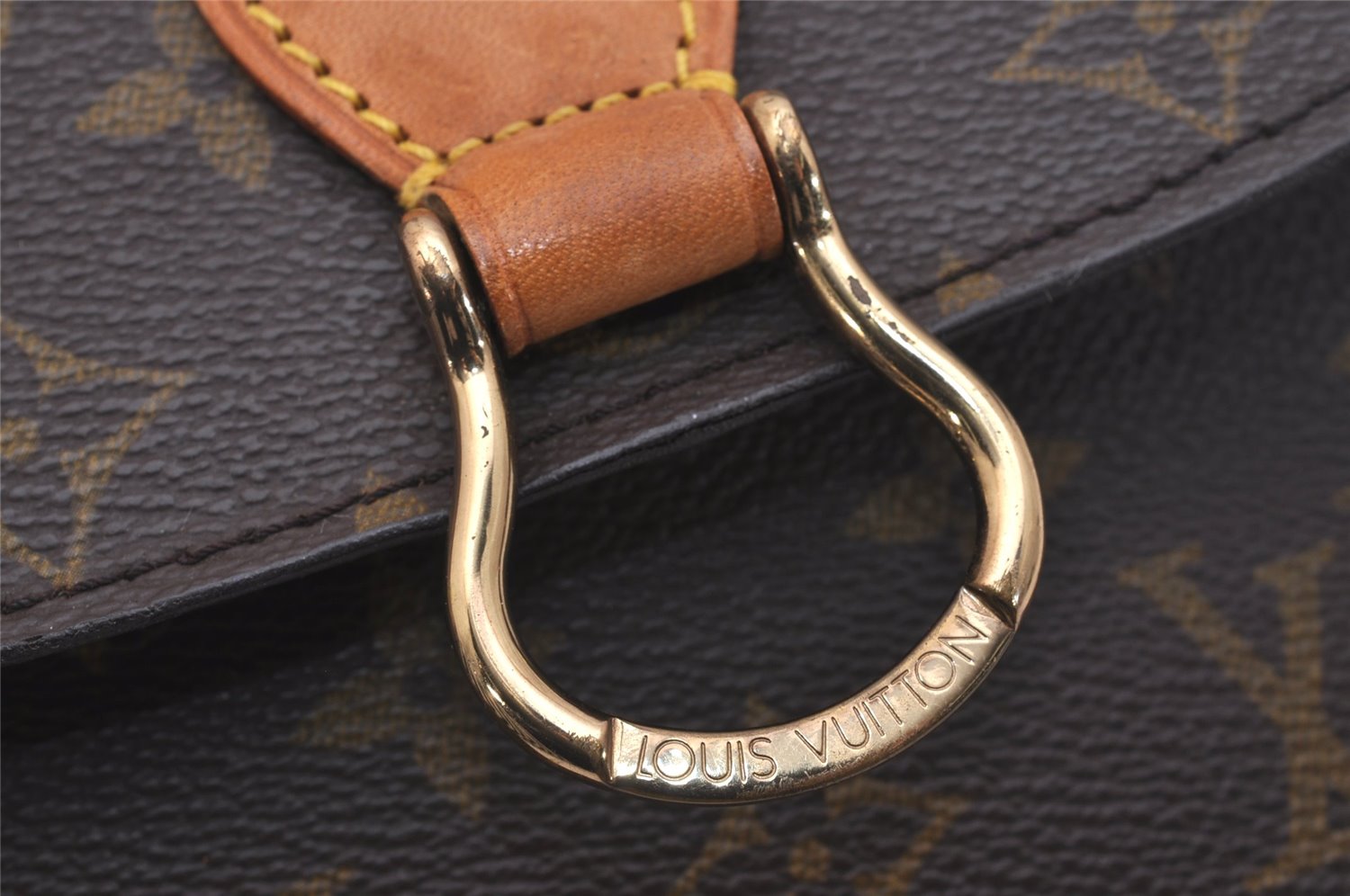 Authentic Louis Vuitton Monogram Saint Cloud MM M51243 Shoulder Bag Junk 5462J