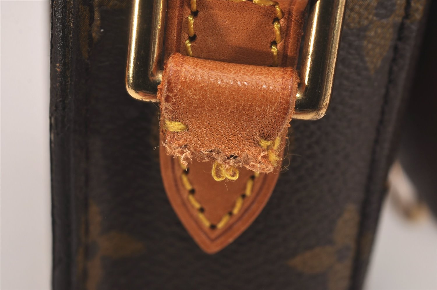 Authentic Louis Vuitton Monogram Saint Cloud MM M51243 Shoulder Bag Junk 5462J