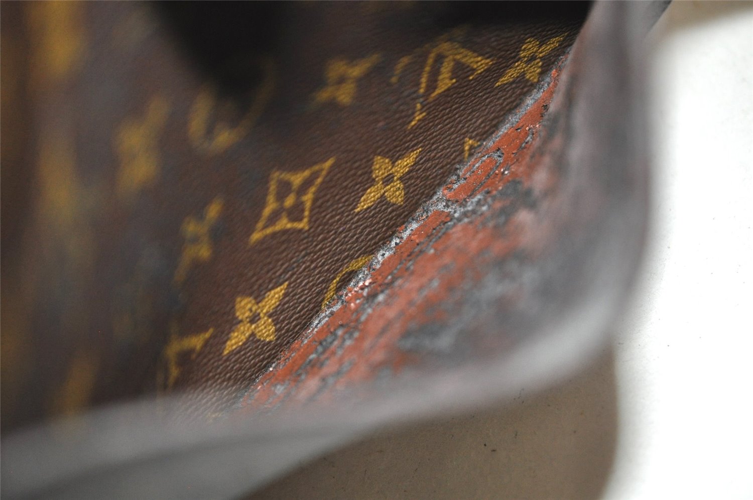 Authentic Louis Vuitton Monogram Saint Cloud MM M51243 Shoulder Bag Junk 5462J
