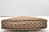 Authentic GUCCI Eclipse Shoulder Tote Bag GG Canvas Leather 121023 Brown 5462K