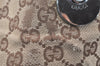 Authentic GUCCI Eclipse Shoulder Tote Bag GG Canvas Leather 121023 Brown 5462K
