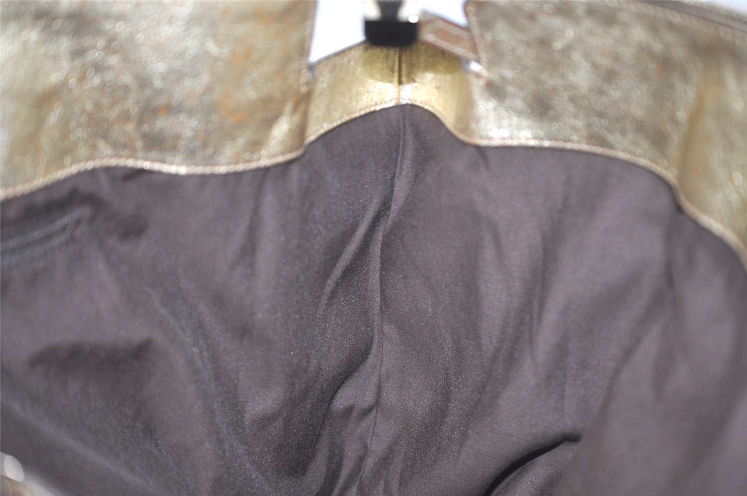 Authentic GUCCI Vintage Abbey Hand Tote Bag GG Canvas Leather 189931 Beige 5463I