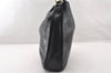 Authentic GUCCI Vintage Bamboo 2Way Shoulder Hand Bag Leather Black 5464I