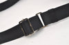 Authentic Christian Dior Trotter Lovely Shoulder Bag Nylon Leather Black 5466J
