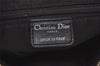 Authentic Christian Dior Trotter Lovely Shoulder Bag Nylon Leather Black 5466J