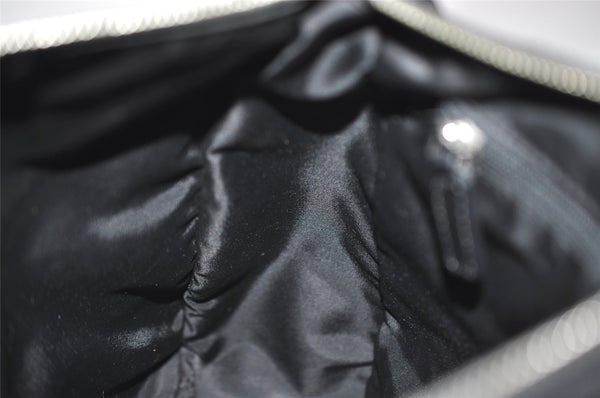 Authentic Christian Dior Trotter Lovely Shoulder Bag Nylon Leather Black 5466J
