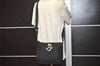 Authentic Christian Dior Trotter Lovely Shoulder Bag Nylon Leather Black 5466J