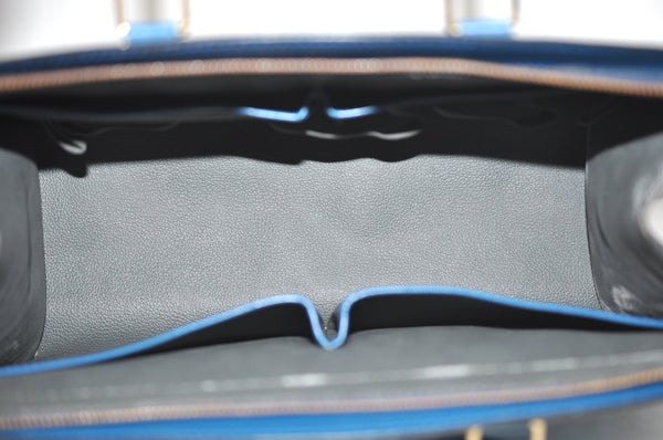 Authentic Louis Vuitton Epi Riviera Hand Bag Blue M48185 LV 5467I