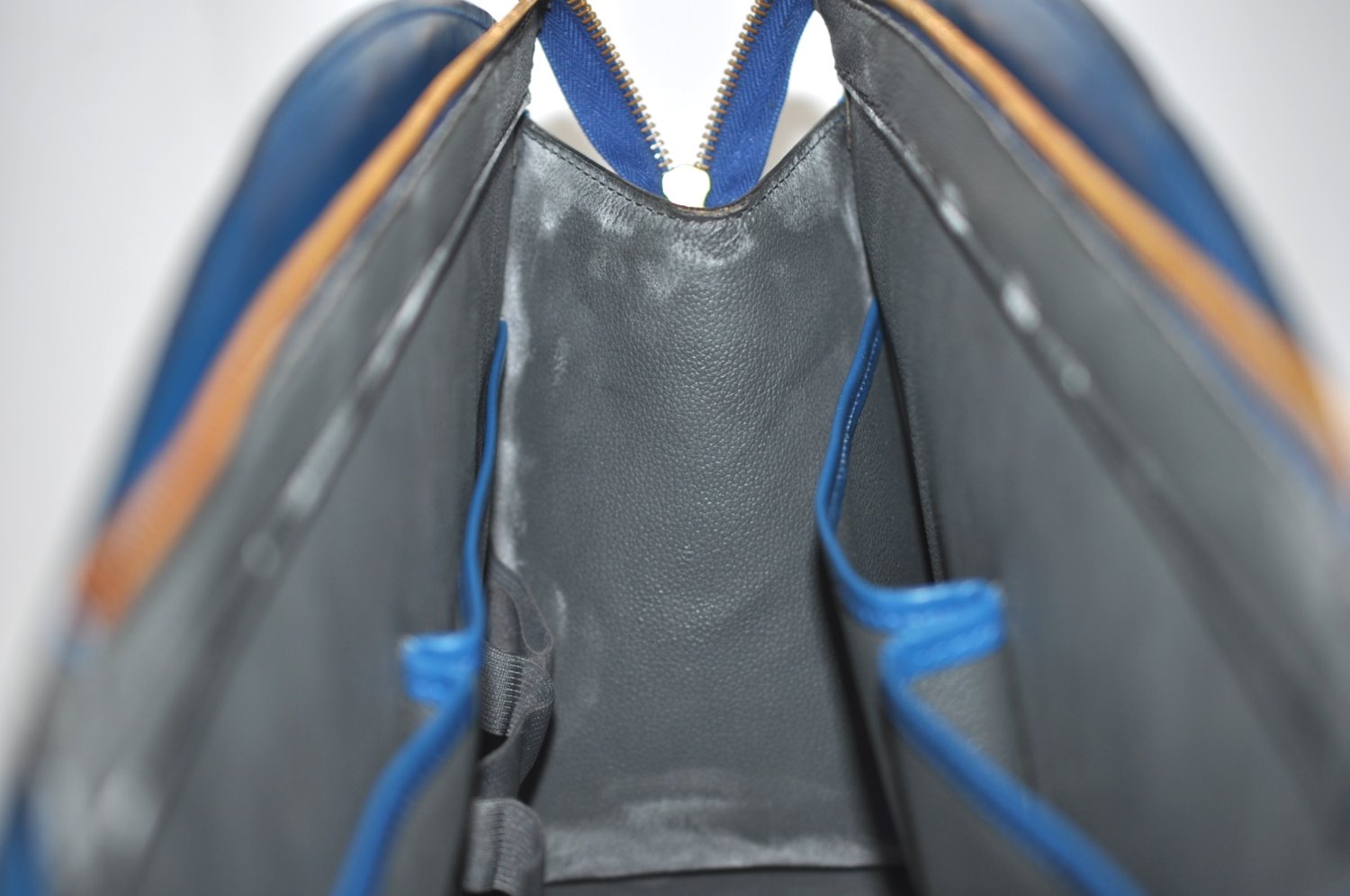 Authentic Louis Vuitton Epi Riviera Hand Bag Blue M48185 LV 5467I